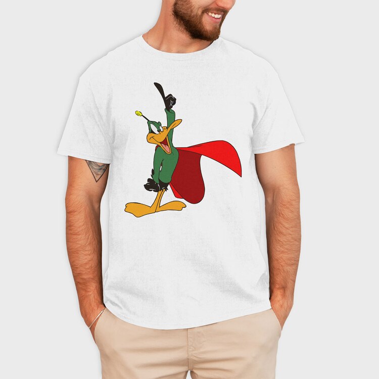 Cartoon Retro Duck Dodgers 6, Tricou Barbati (Unisex)