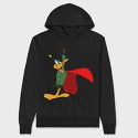 Cartoon Retro Duck Dodgers 6, Hanorac Oversize Barbati (Unisex)