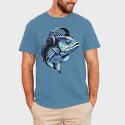 Bass Fish Headphones, Tricou Barbati (Unisex)