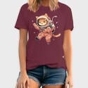Cute Cat in Space, Tricou Barbati (Unisex)