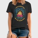 Life Is Better by the Campfire, Tricou Barbati (Unisex)