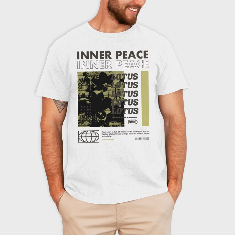 Inner Peace 1, Tricou Barbati (Unisex)