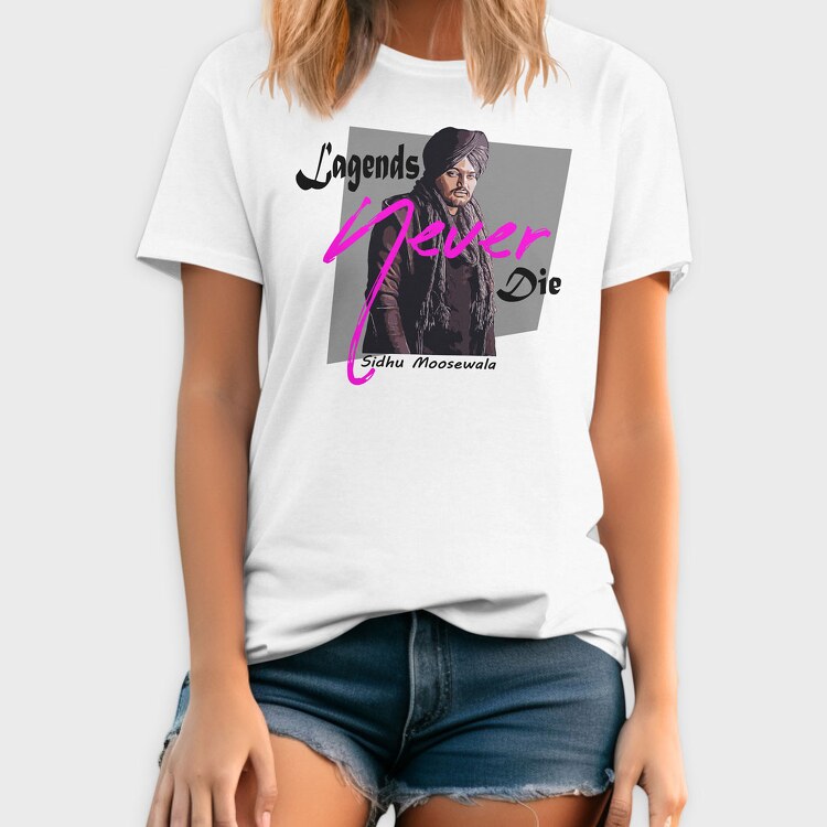 Sidhu Moosewala, Tricou Barbati (Unisex)