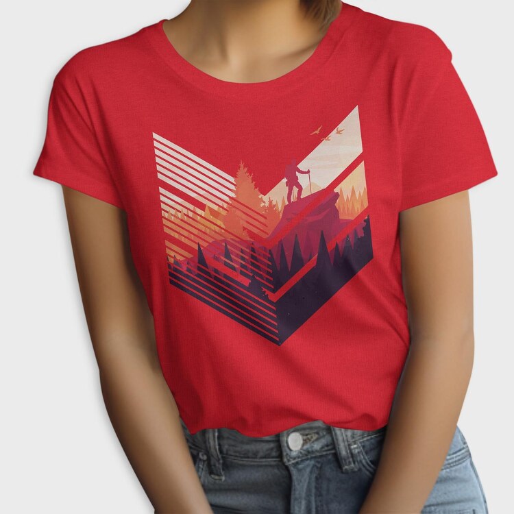 Geometric Forest, Tricou Femei