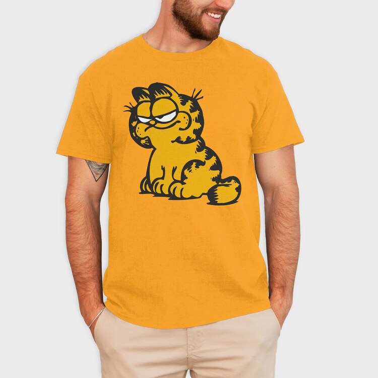 Cartoon Retro Garfield 3, Tricou Barbati (Unisex)