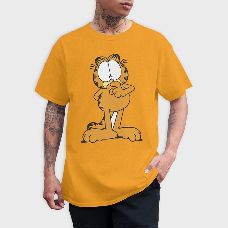 Cartoon Retro Garfield 5, Tricou Barbati (Unisex)