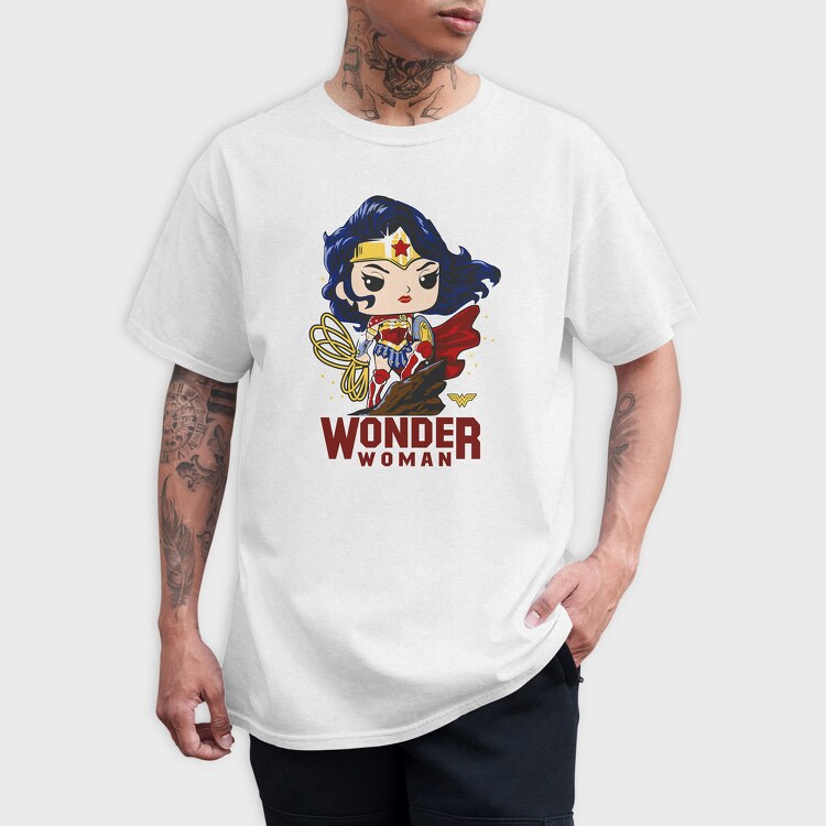 Wonder Woman Comics, Tricou Barbati (Unisex)