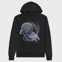 Cute Crow Magic, Hanorac Oversize Barbati (Unisex)