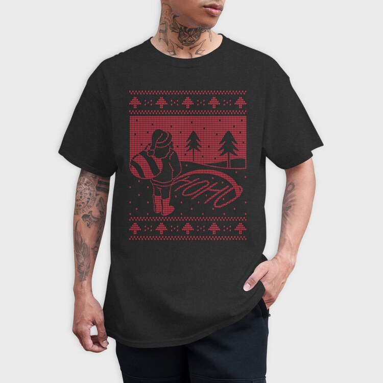 Ugly Sweater Hoho, Tricou Barbati (Unisex)