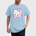 Cartoon Retro Hello Kitty 6, Tricou Barbati (Unisex)