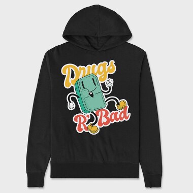 Drugs Are Bad, Hanorac Oversize Barbati (Unisex)