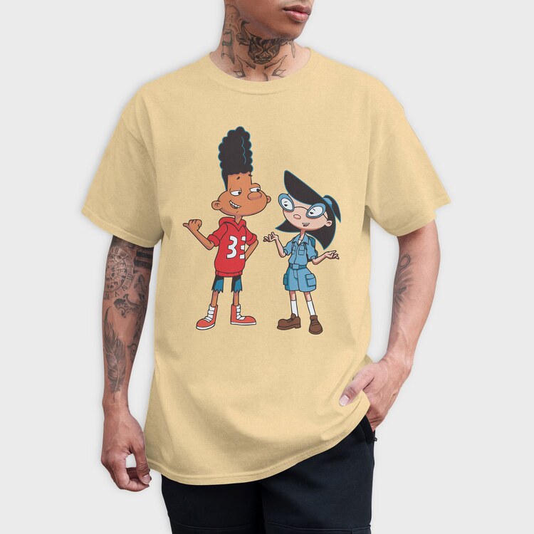 Cartoon Retro Hey Arnold 2, Tricou Barbati (Unisex)