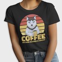 Coffee Because Murder Is Wrong Dog, Tricou Femei