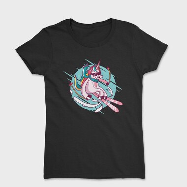 Skiing Unicorn, Tricou Femei