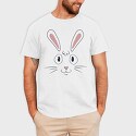 Easter Rabbit Face, Tricou Barbati (Unisex)