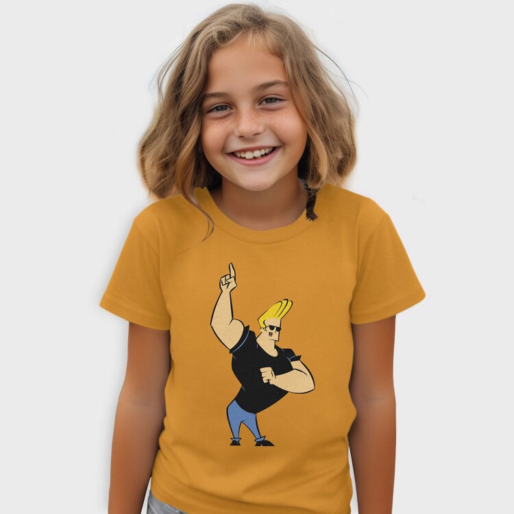 Cartoon Retro Johny Bravo 1, Tricou Copii