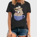 Coffee Cat 2, Tricou Barbati (Unisex)