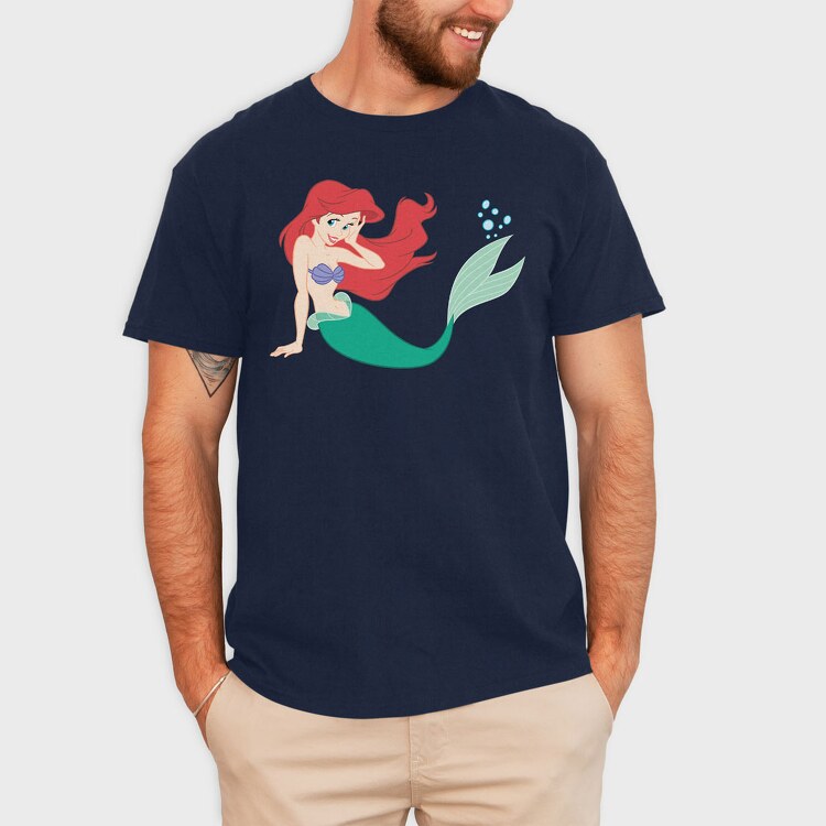 Cartoon Retro La Sirenta 2, Tricou Barbati (Unisex)