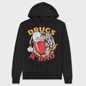 Drugs R' Bad, Hanorac Oversize Barbati (Unisex)