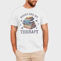 Books Are My Therapy, Tricou Barbati (Unisex)