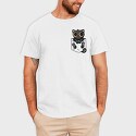 Black Cat in Pocket, Tricou Barbati (Unisex)