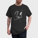Catpiano, Tricou Barbati (Unisex)