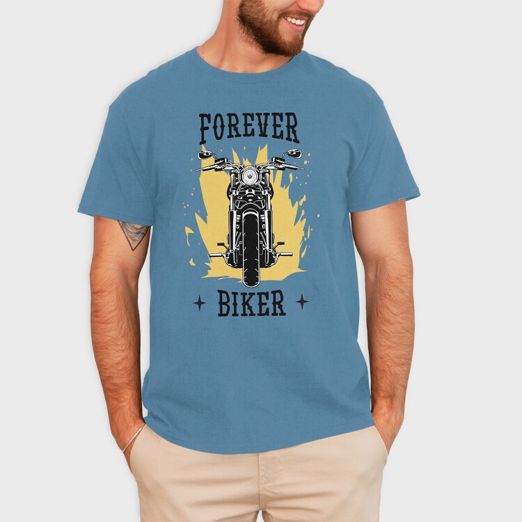 Forever Biker, Tricou Barbati (Unisex)