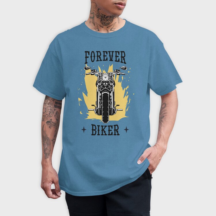 Forever Biker, Tricou Barbati (Unisex)