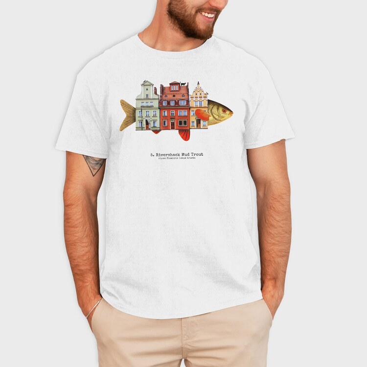 House Animal Fish, Tricou Barbati (Unisex)