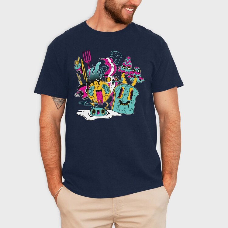 Psychedelic Breakfast, Tricou Barbati (Unisex)