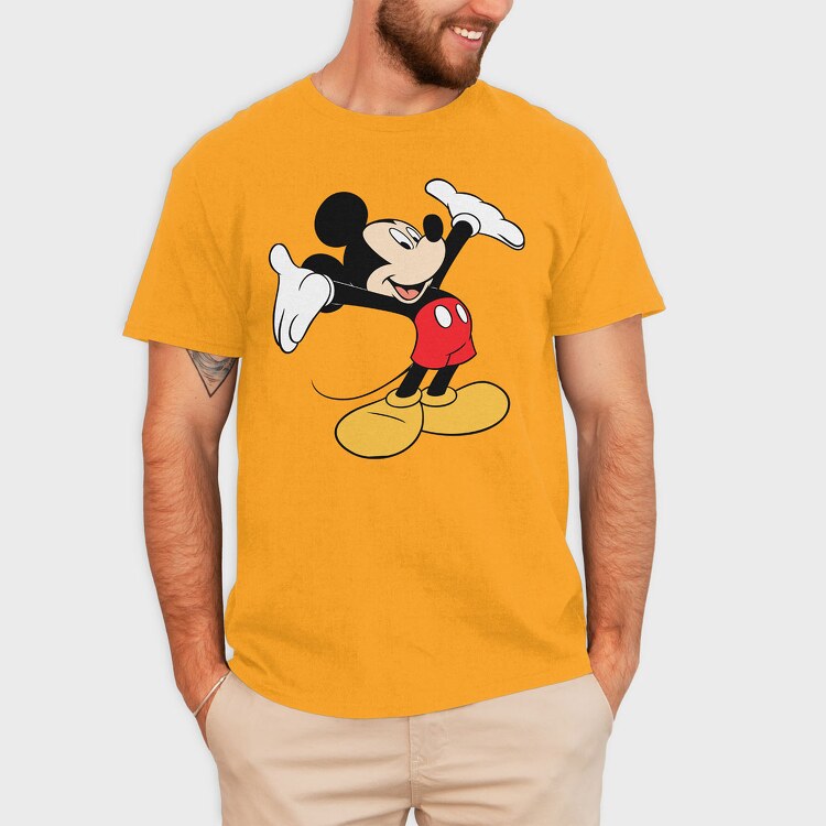 Cartoon Retro Mickey Mouse 6, Tricou Barbati (Unisex)