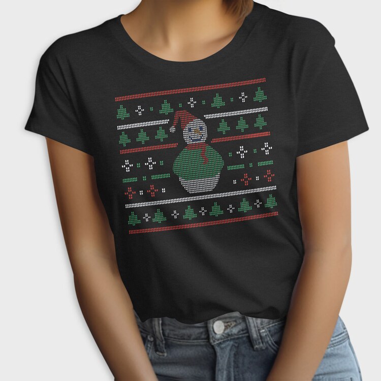 Uglysweater Snowman, Tricou Femei