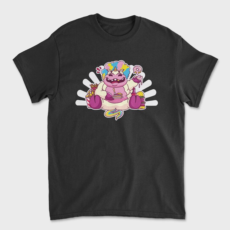 Fat Unicorn, Tricou Barbati (Unisex)