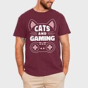 Cats and Gaming, Tricou Barbati (Unisex)