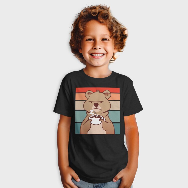 Coffee Grumpy Quokka, Tricou Copii