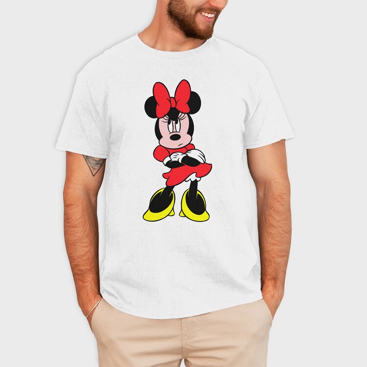 Cartoon Retro Minnie 5, Tricou Barbati (Unisex)