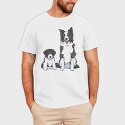 Border Collie Puppy Dog, Tricou Barbati (Unisex)
