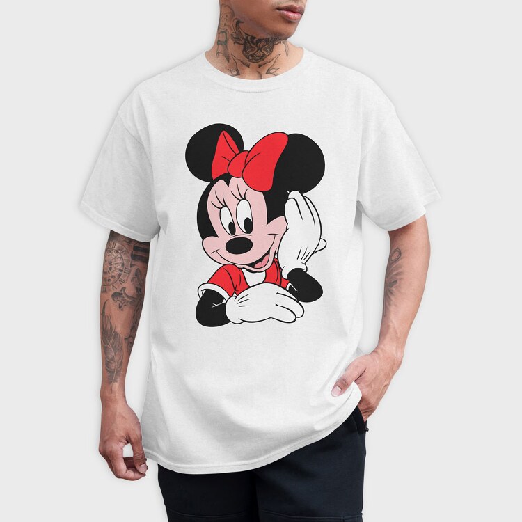 Cartoon Retro Minnie 6, Tricou Barbati (Unisex)