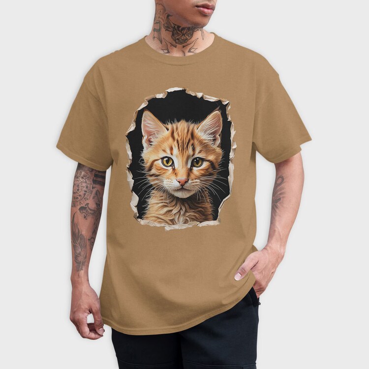 Cute Kitty, Tricou Barbati (Unisex)