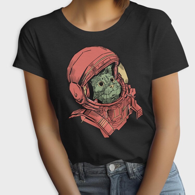 Cat Astronaut, Tricou Femei