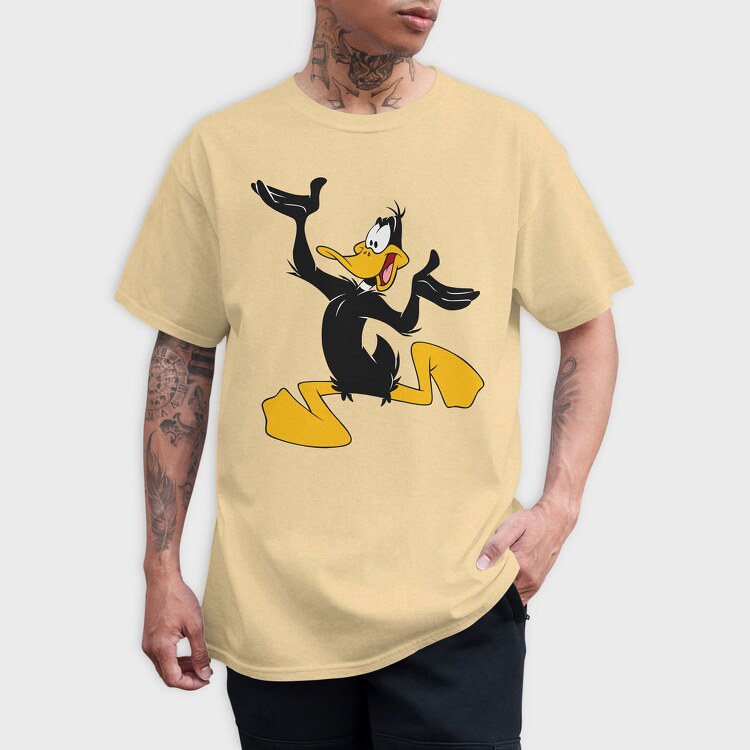 Cartoon Retro Pato Lucas 3, Tricou Barbati (Unisex)