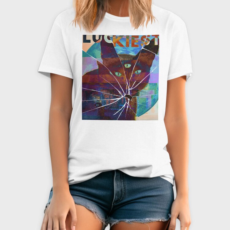 Broken Glass Luckiest, Tricou Barbati (Unisex)