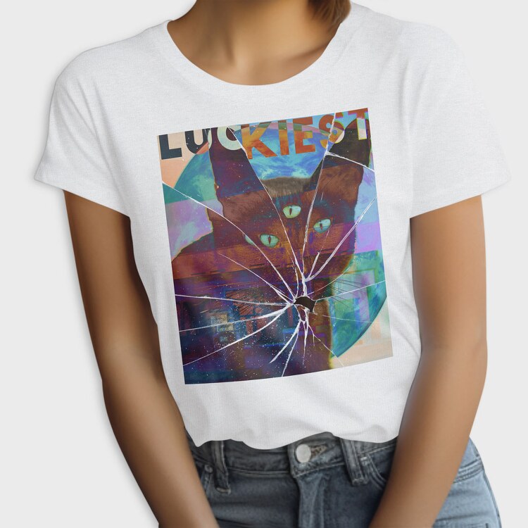 Broken Glass Luckiest, Tricou Femei