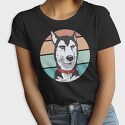 Bored Husky Dog, Tricou Femei