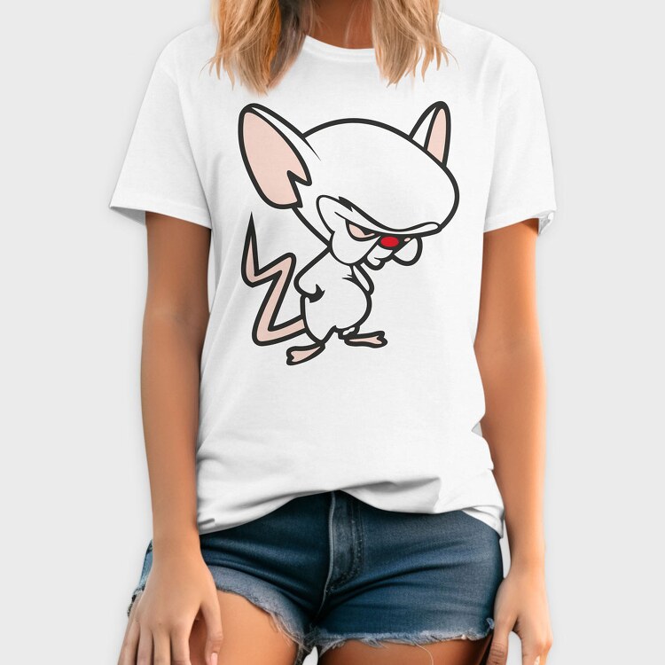 Cartoon Retro Pinky and Cerebro 6, Tricou Barbati (Unisex)