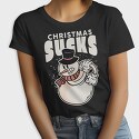 Christmas Sucks Snowman, Tricou Femei