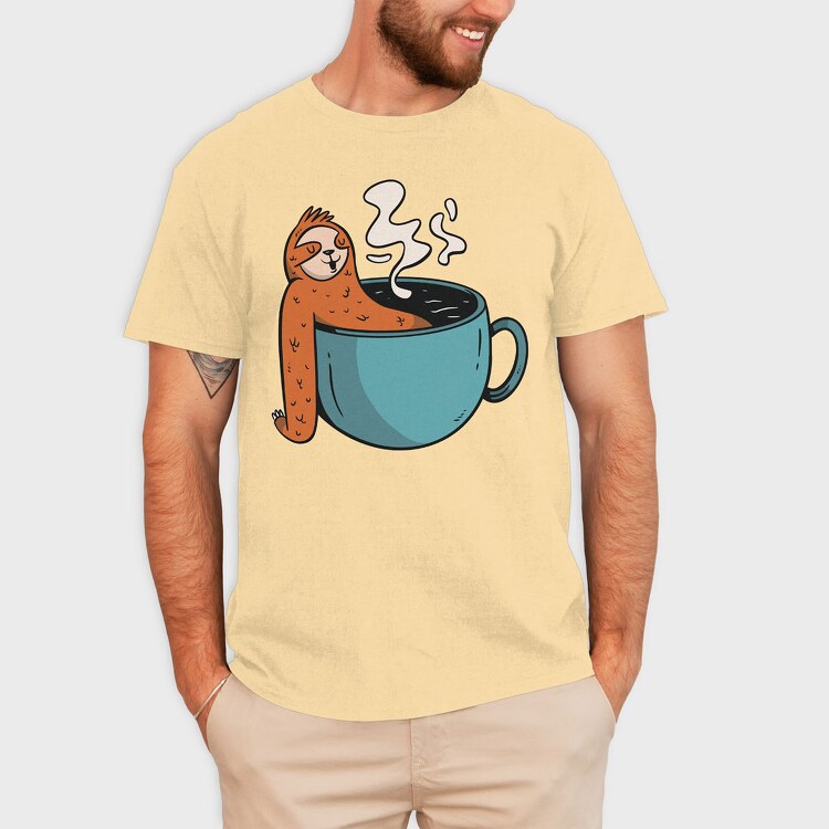 Fox Eating, Hanorac Oversize Barbati (Unisex)