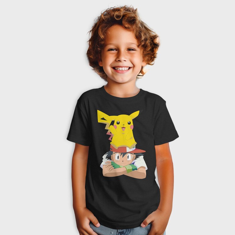 Cartoon Retro Pokemon 1, Tricou Copii