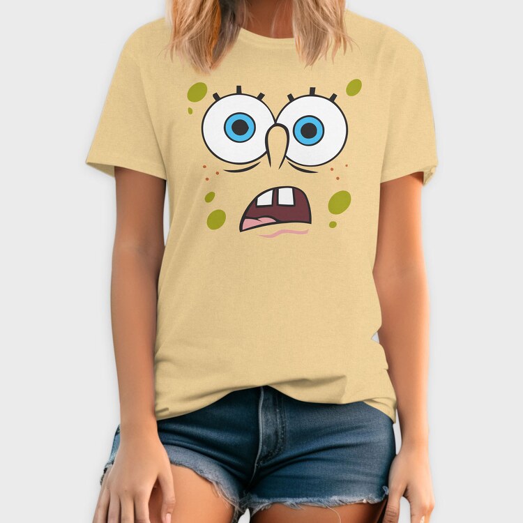 SpongeBob face 6, Tricou Barbati (Unisex)