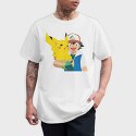Cartoon Retro Pokemon 3, Tricou Barbati (Unisex)